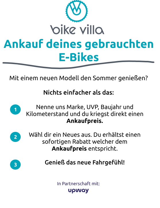 Ankauf deines/ihres gebrauchten e-bikes mit upway